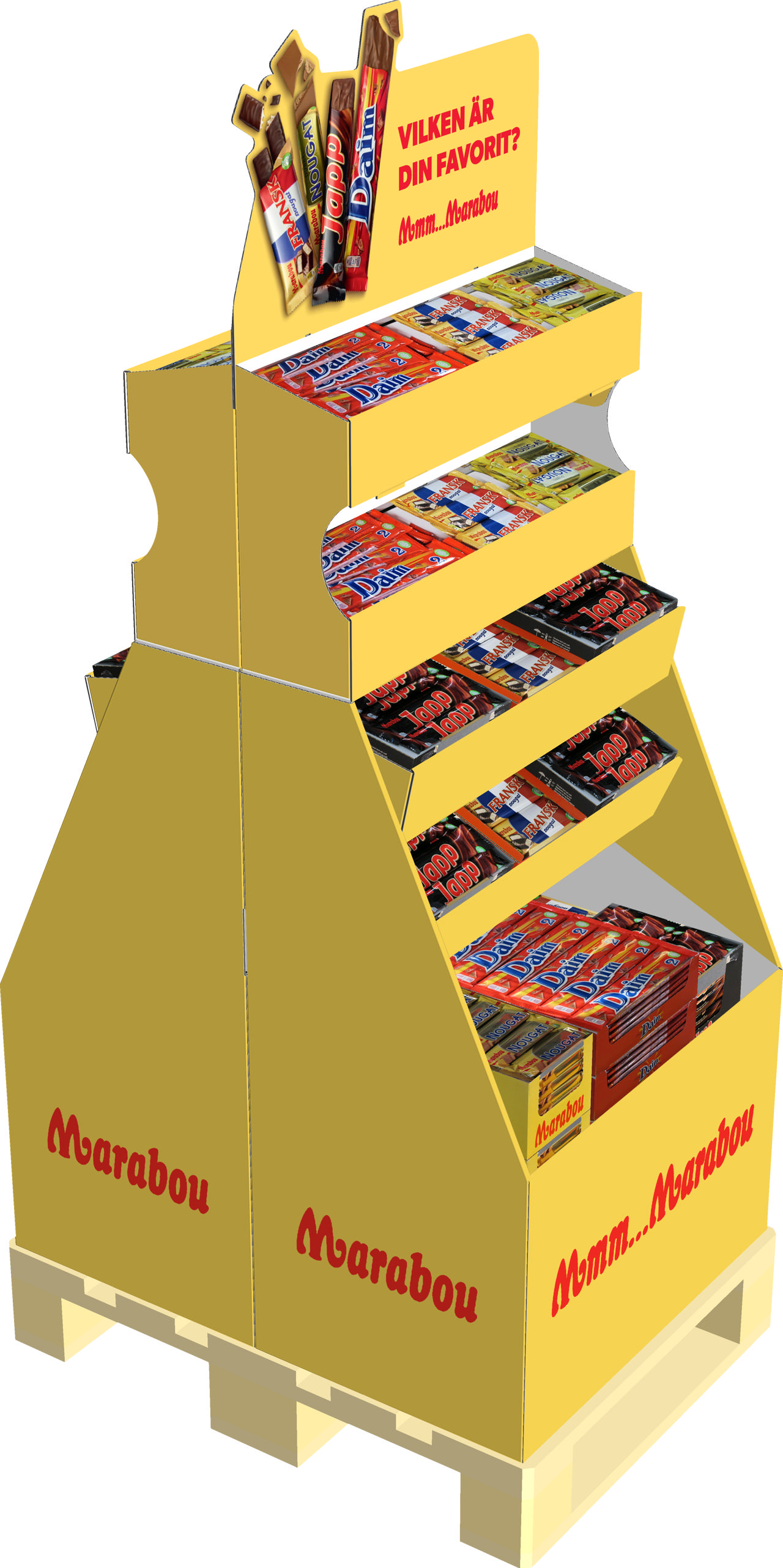 Marabou Dubbla Mix 2x1/4 pall
