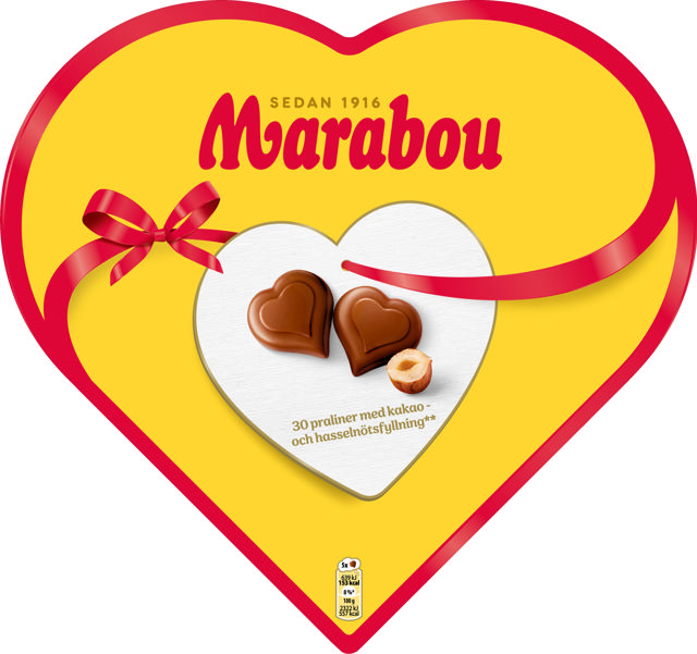 MARABOU HJÄRTAN 165G
