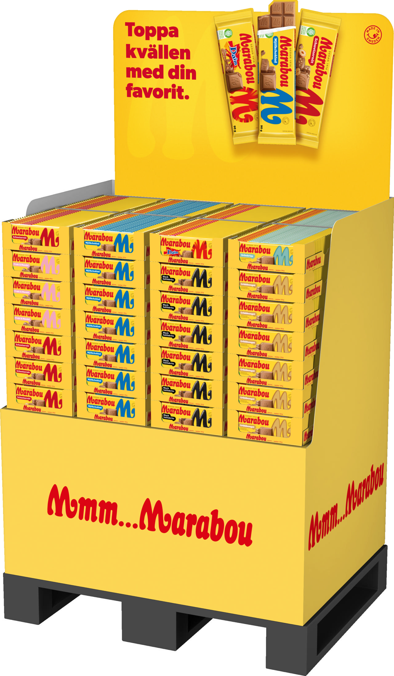Marabou 90-100g Mix Halvpall