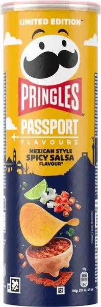 Pringles Mexican Style Spicy Salsa 165g Limited Edition