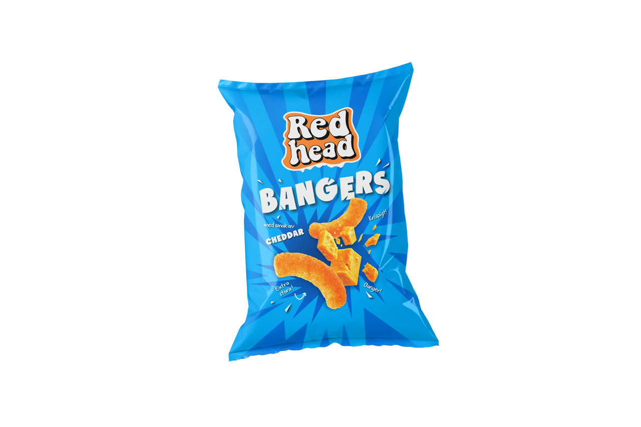 Redhead Bangers Cheddarost 100g
