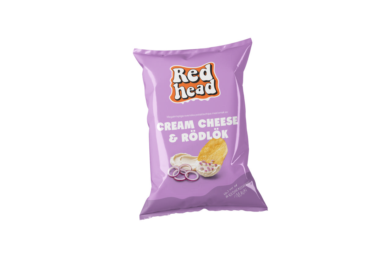Redhead Cream Cheese & Rödlök 150g