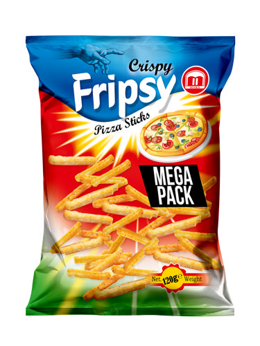 FRIPSY STICKS PIZZA 120G