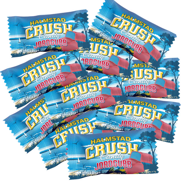 Halmstad Crush Candy Jordgubb 2kg