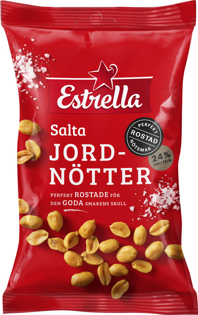 Estrella Jordnötter Salta 275g