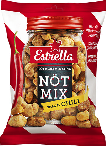 Estrella Nötmix Chili 175g