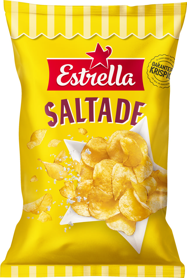 Estrella Saltade Potatischips 160g