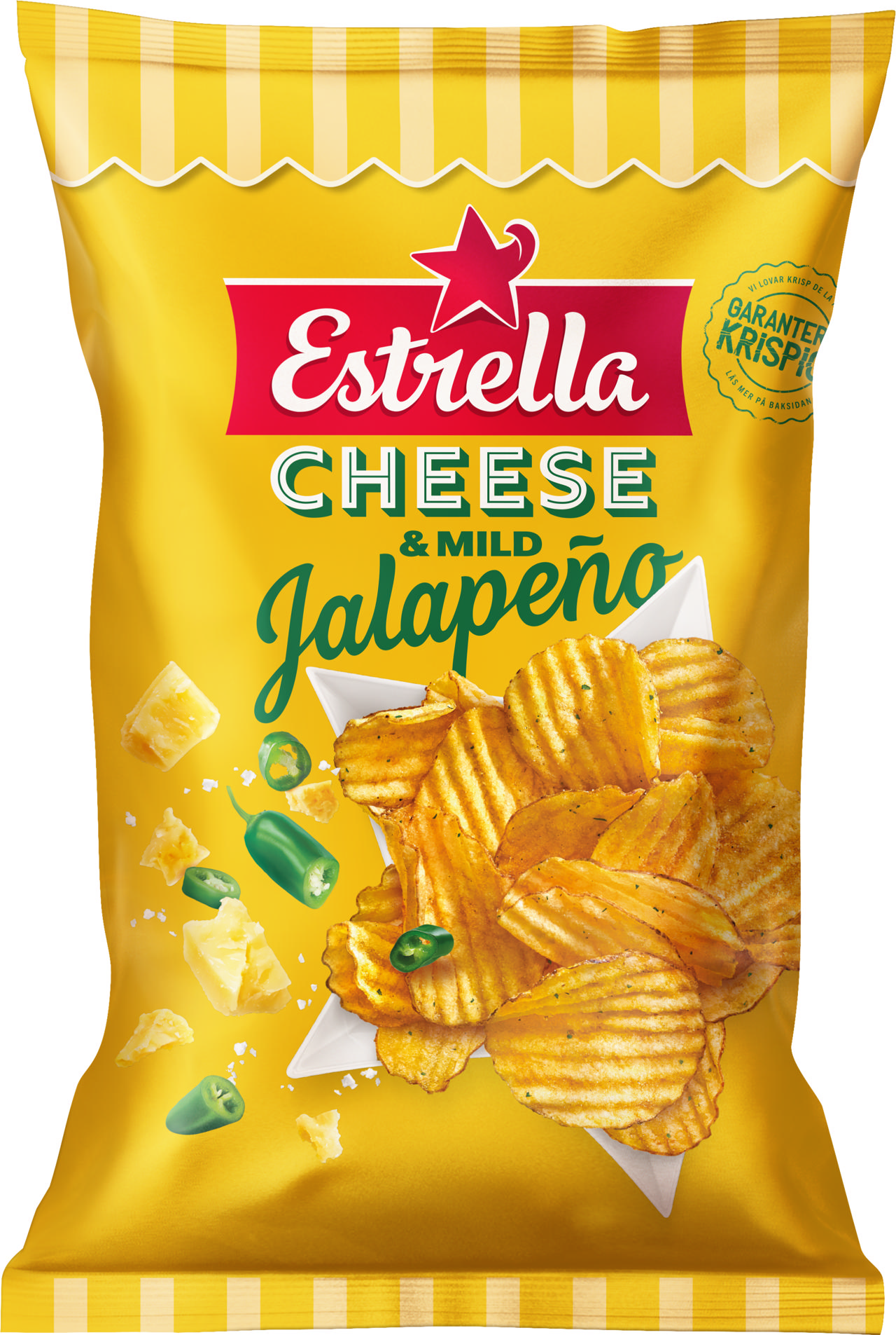 Estrella Cheese & Jalapeno Chips 160g