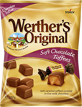 WERTHERS SOFT CHOCO 120G