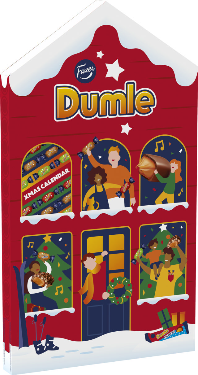 Dumle Christmas Calender 225g