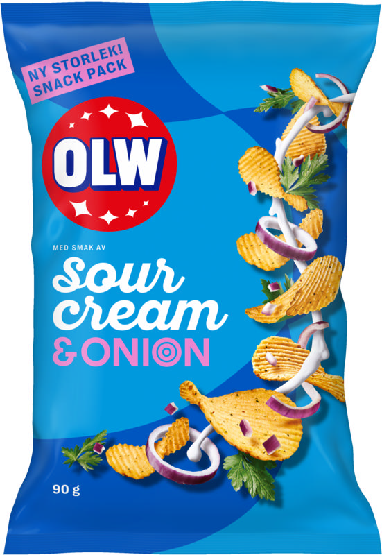 OLW Sourcream & Onion 90g