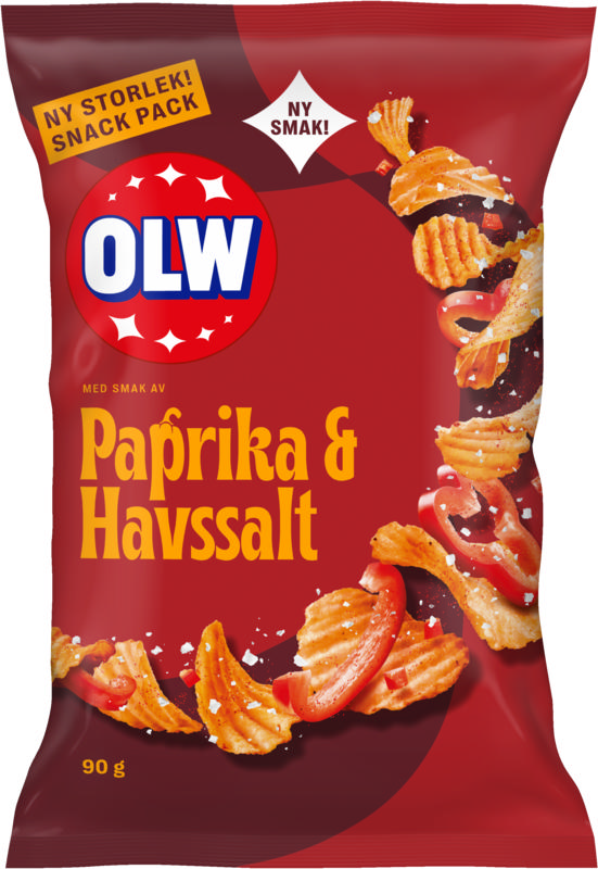 OLW Paprika & Havssalt 90g