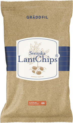 Lantchips Gräddfil 70g