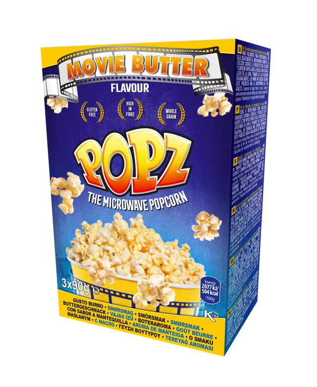 Popz Micropop Butter 3-pack 90g