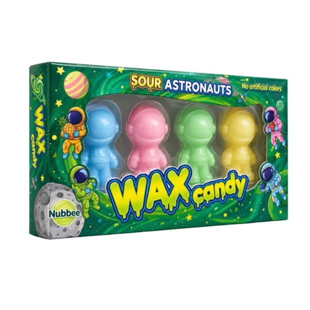Nubbee Astronauts Wax Candy Sour 40g