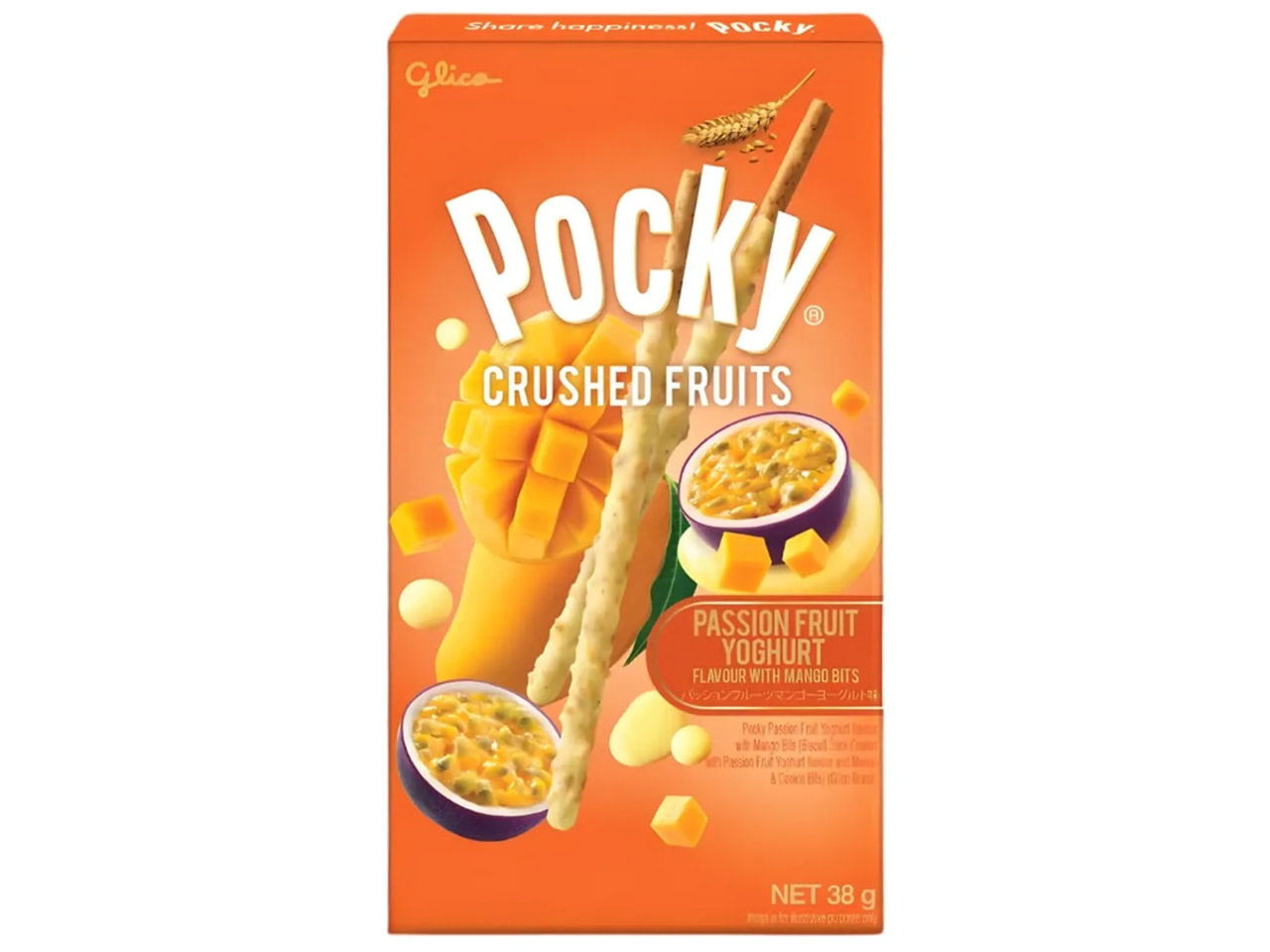Pocky Crush Passion Fruit With Mango 38g