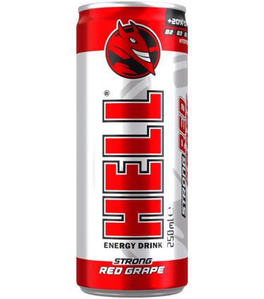HELL ENERGY RED GRAPE25CL