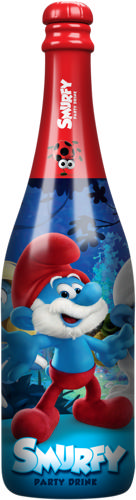 Barnbubbel Smurfarna 75cl