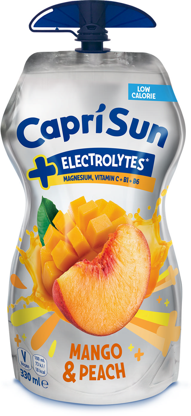 Capri Sun Mango Peach Eletrolytes 33cl