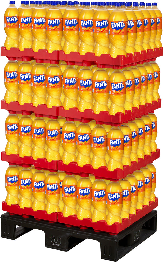 Fanta Orange 1/2-pall 2L 140st