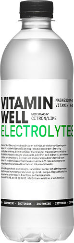 Vitamin Well Electrolyte Lemon Lime 50cl