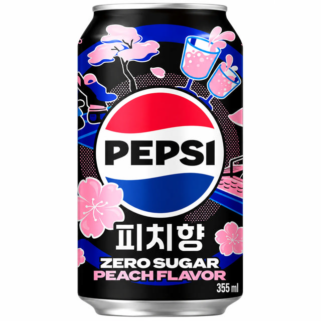 Pepsi White Peach Zero Korea 35cl