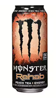 Monster Rehab Peach 50cl