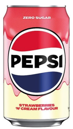 Pepsi Strawberry & Cream Zero 33c