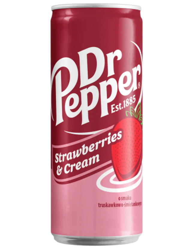 Dr Pepper Strawberry & Cream 33cl