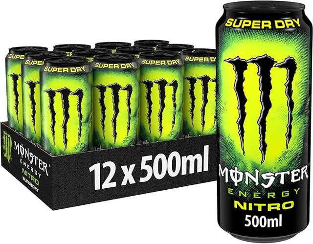 Monster Nitro Super Dry Green 50cl