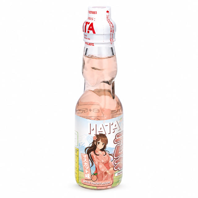 HATA Ramune White Peach Drink Anime Edition 20cl