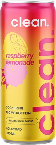 Clean Raspberry & Lemonad 33cl