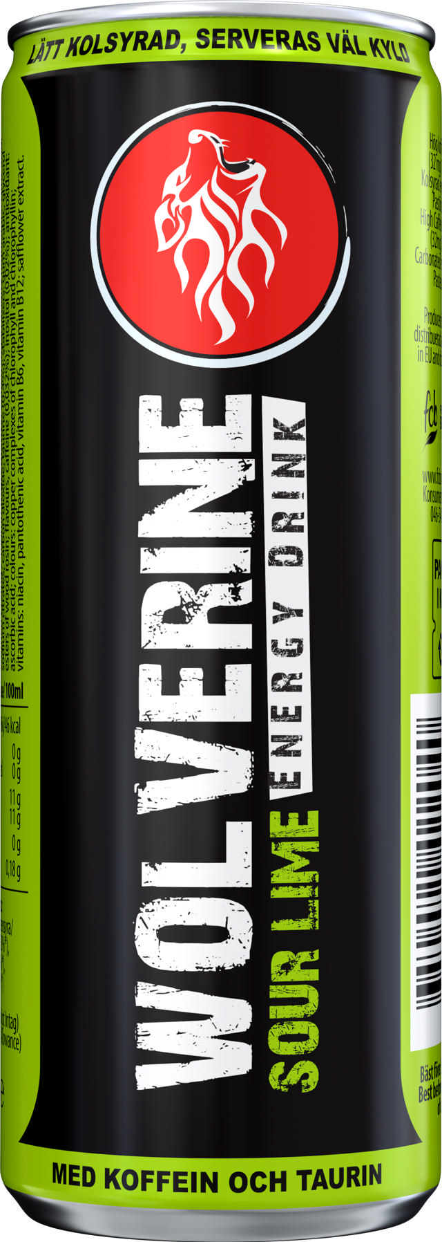 Wolverine Sour Lime 25cl
