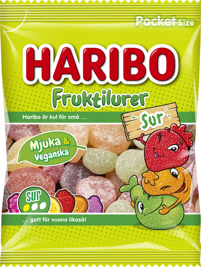 Fruktilurer Sur 75g