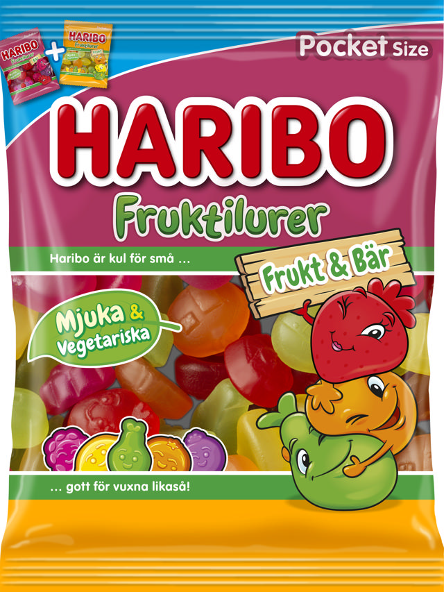 Fruktilurer Frukt & Bär 80g