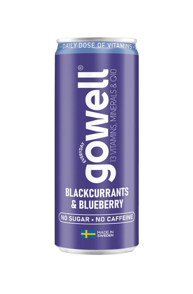 Gowell Svartvinbär Blåbär 33cl