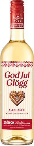 God Jul Vit alkoholfri glögg 75 cl