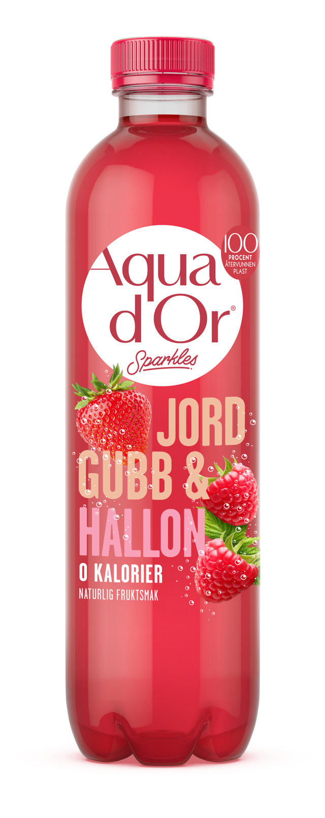 Aquador Sparkles Jordgubb/Hallon 50cl