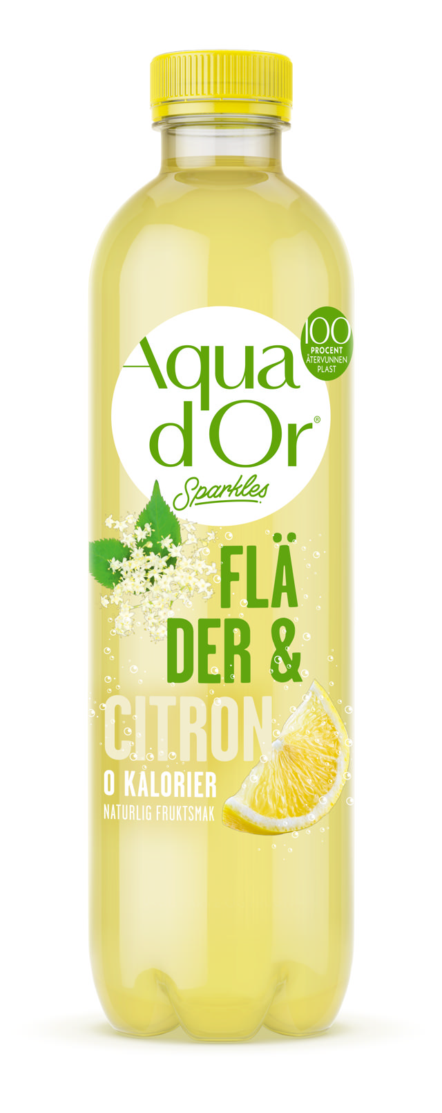 Aquador Sparkles Fläder/Citron 50cl