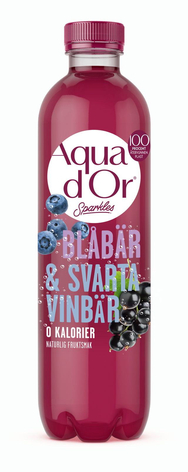 Aquador Sparkles Blåbär/Svartvinbär 50cl
