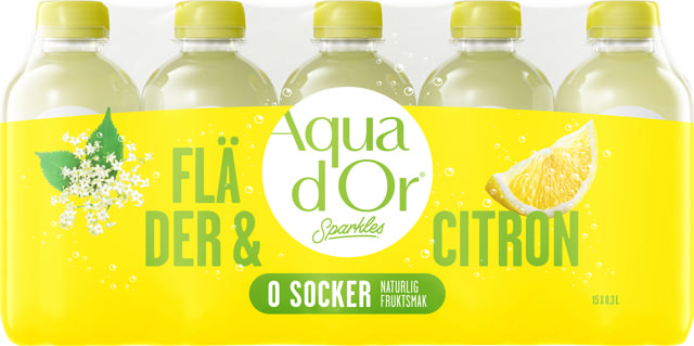 Aquador  Sparkles Fläder/Citron 30cl