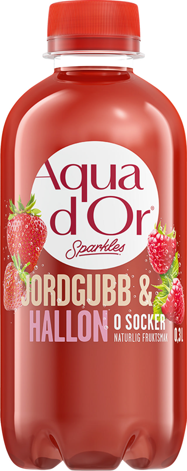 Aquador Sparkles Jordgubb/Hallon 30cl
