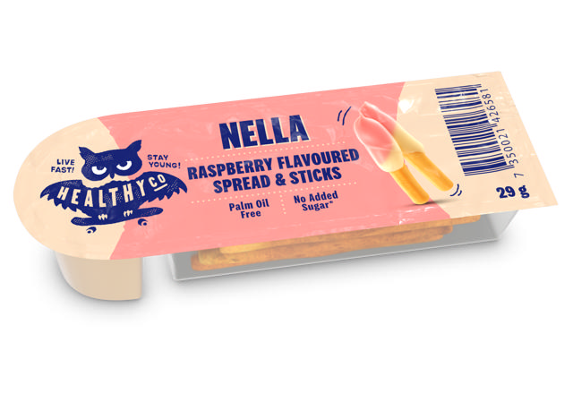 HealthyCo Nella Sticks White Choco Raspberry 29g
