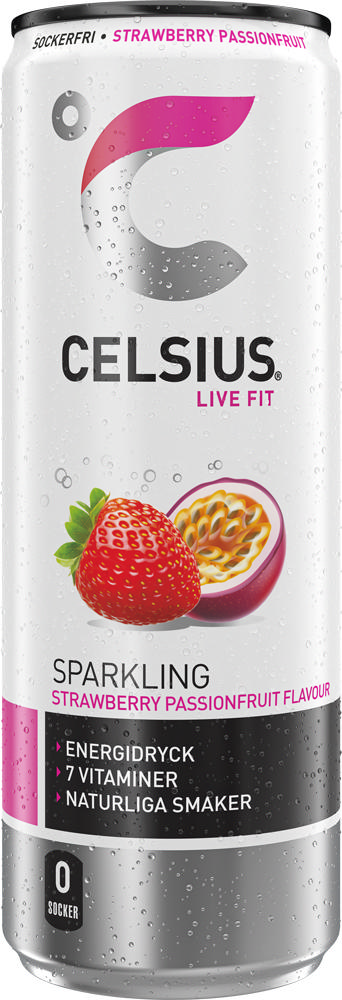 Celsius Strawberry & Passion 355ml