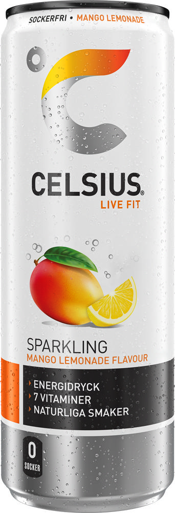 Celsius Mango & Lemonade 355ml