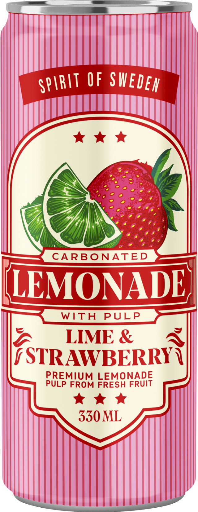 Lemonade Lime&Strawberry 33cl