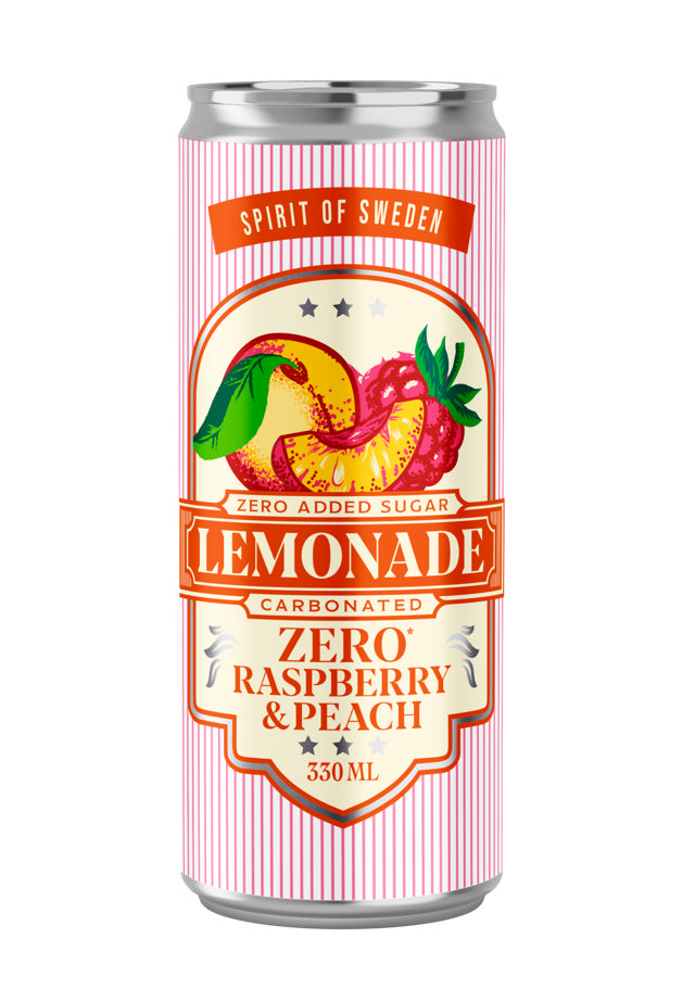 Lemonad Zero Raspberry Peach 33cl