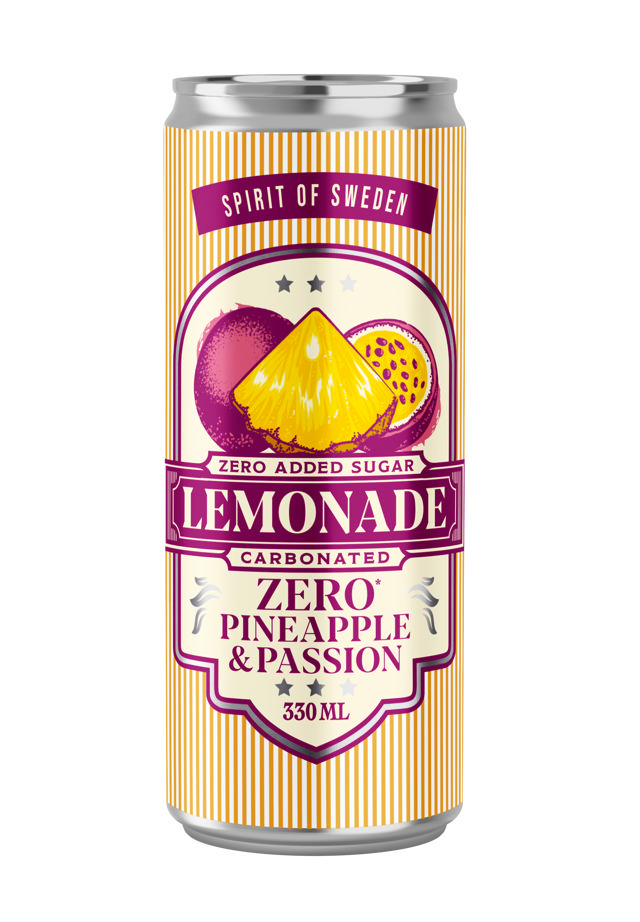 Lemonade Zero Pineapple Passion 33cl