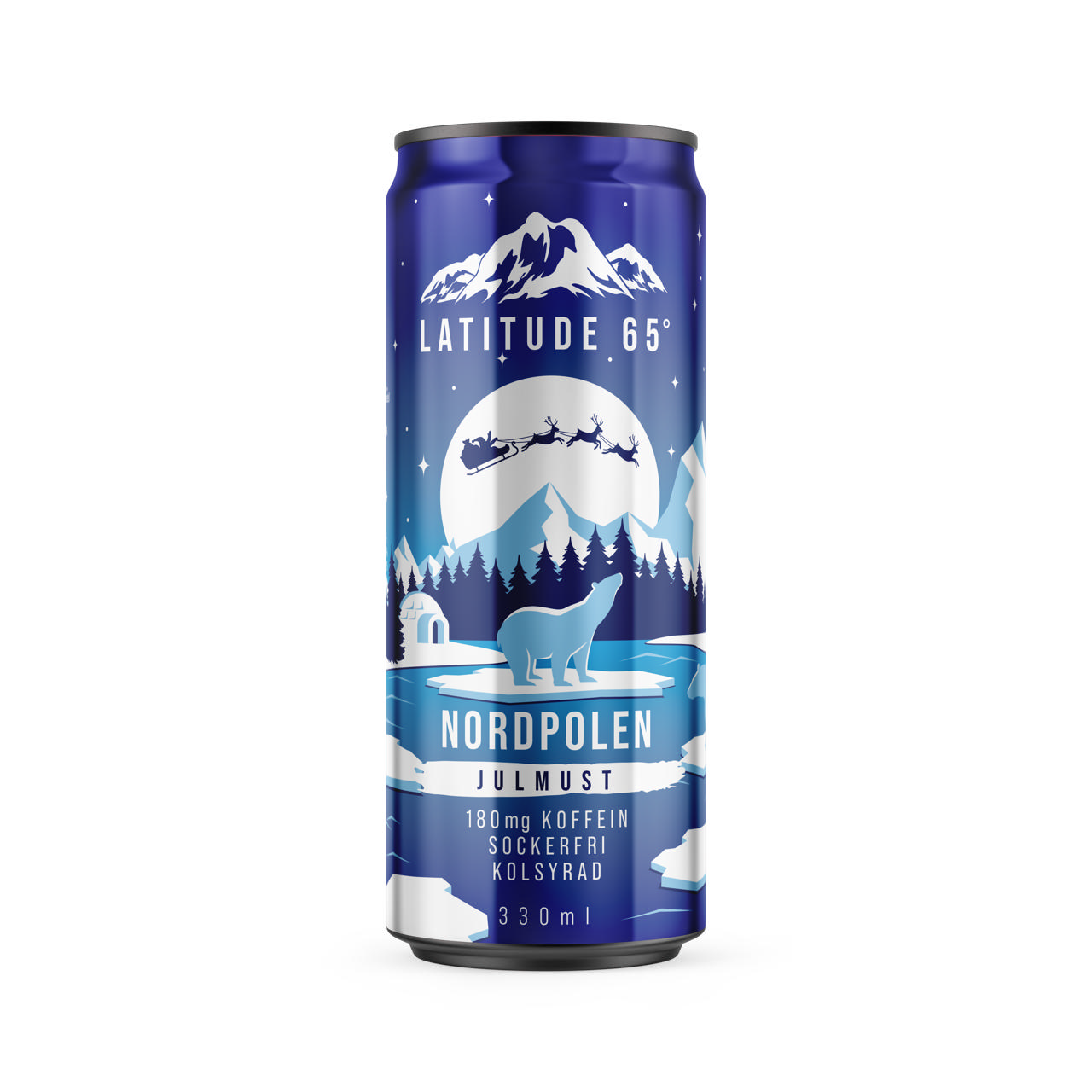 Latitude 65 Nordpolen Julmust 33cl