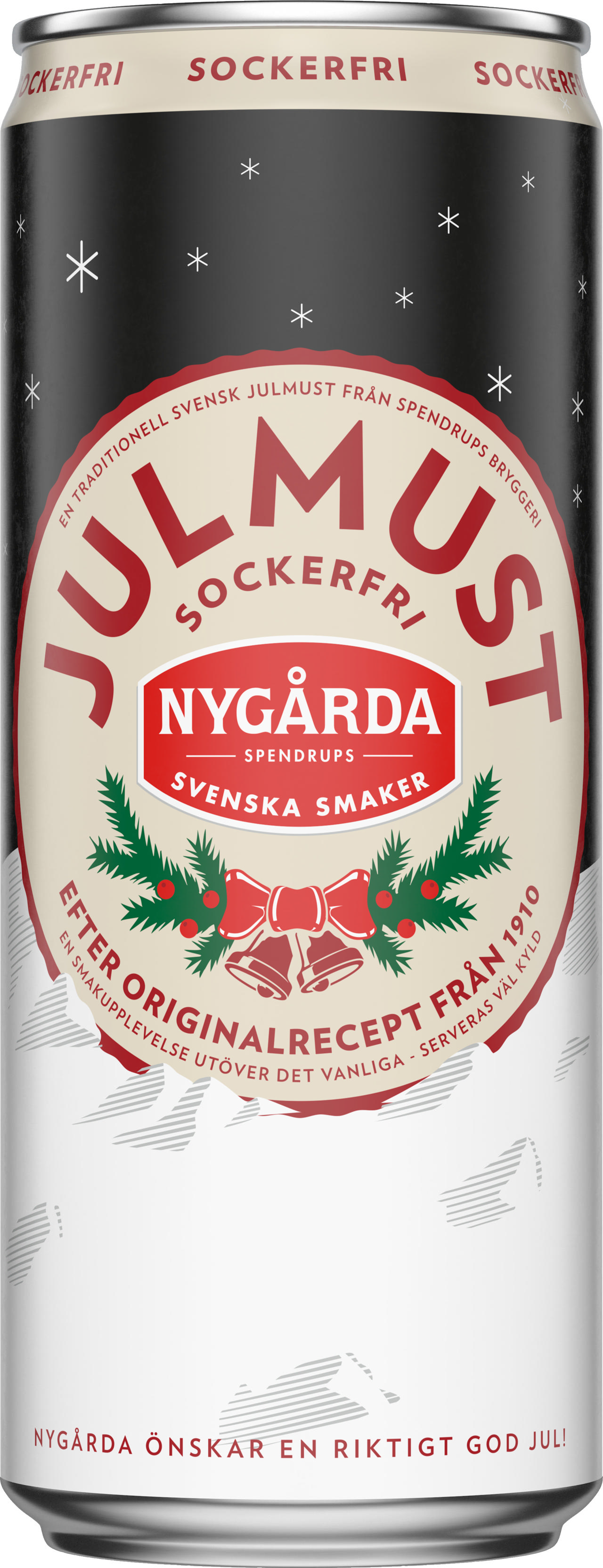 Nygårda Julmust Sockerfri 33cl Burk